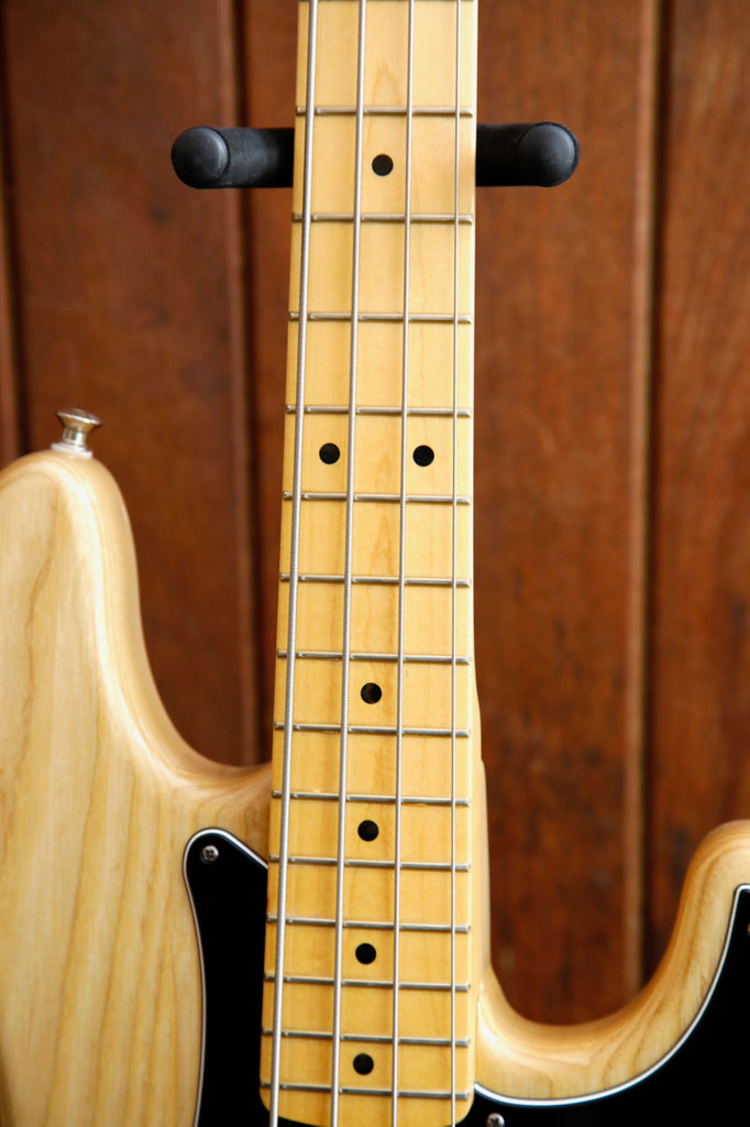 Fender American Deluxe Precision Bass Natural Ash Bass Guitar 2011 Pre-Owned