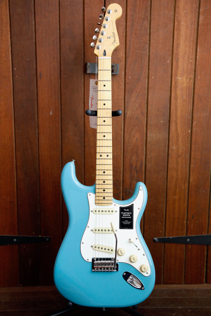 Fender Player II Stratocaster Aquatone Blue Electric Guitar