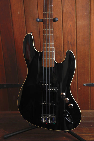 Fender Japan Aerodyne Jazz Bass Black Bass Guitar Pre-Owned