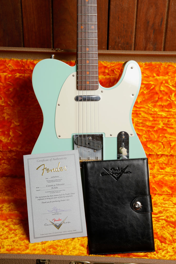 Fender Custom Shop 1959 Custom Telecaster Faded Surf Green Electric Guitar Pre-Owned