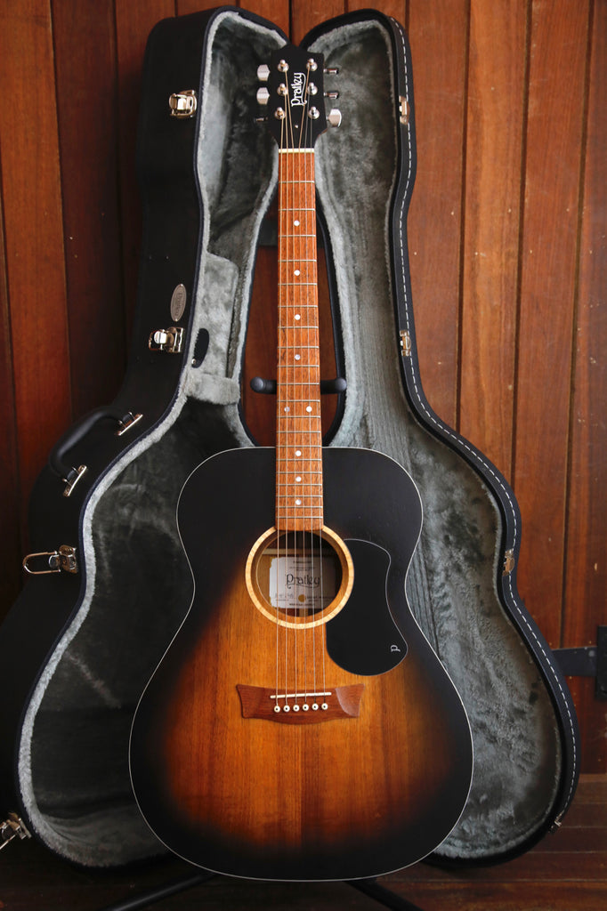 Pratley OM-B-SNCE-BW/BW Blackwood Sunburst Acoustic-Electric Guitar Pre-Owned