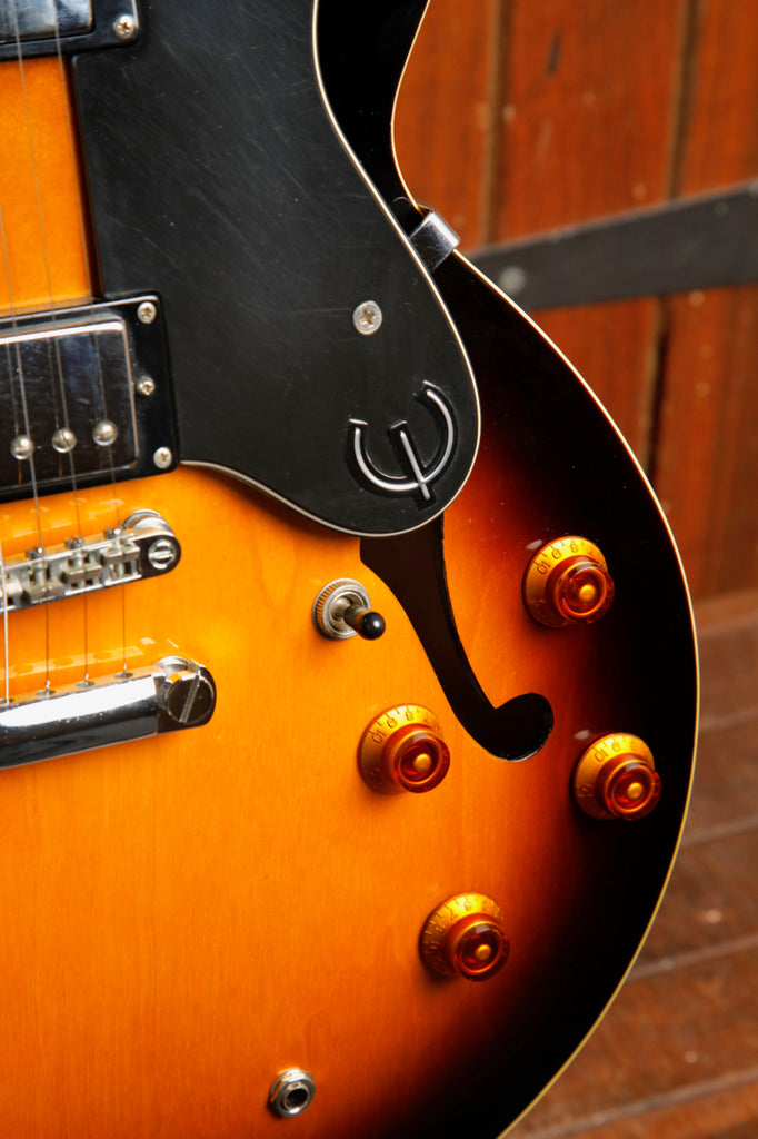 Epiphone ES-335 DOT Vintage Sunburst Semi-Hollow Electric Guitar 2006 Pre-Owned