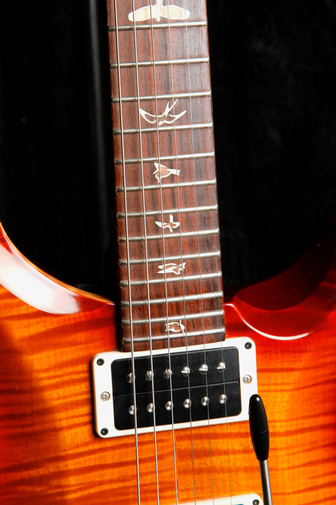 PRS Custom 24 10-Top Dark Cherry Sunburst Electric Guitar 2012 Pre-Owned