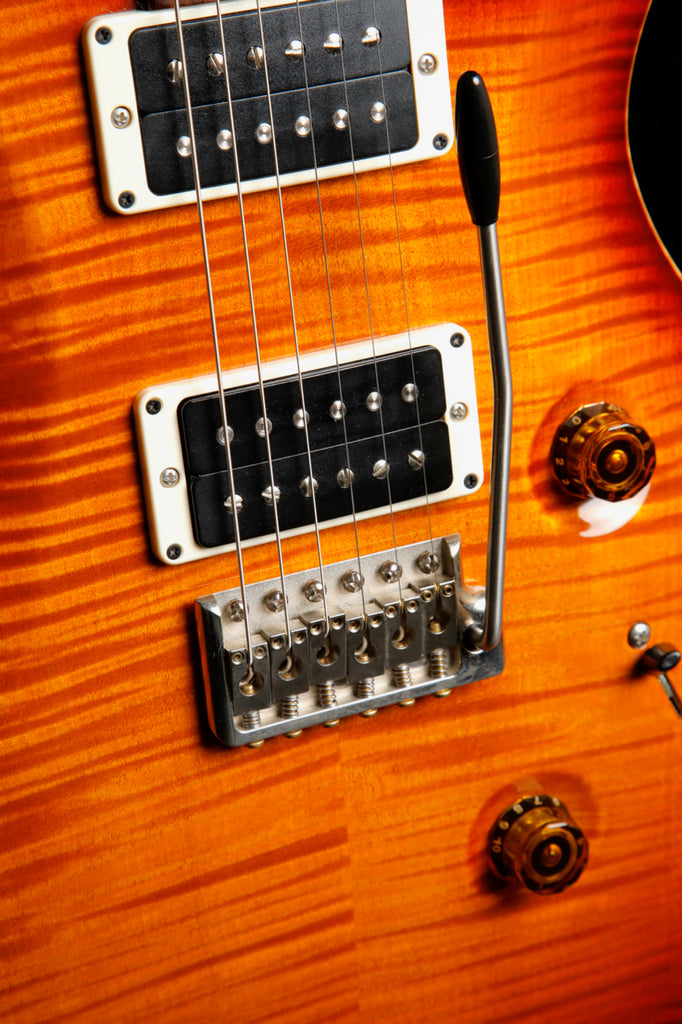 PRS Custom 24 10-Top Dark Cherry Sunburst Electric Guitar 2012 Pre-Owned