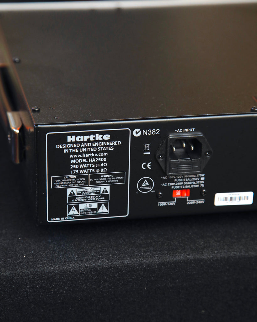 Hartke HA2500 250-Watt Bass Amplifier Stack Pre-Owned