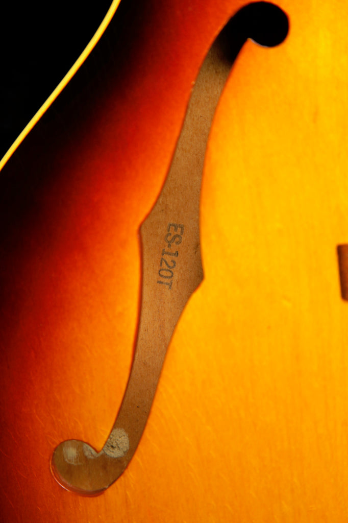 Gibson 1965 ES-120T Hollowbody Sunburst Electric Guitar Pre-Owned