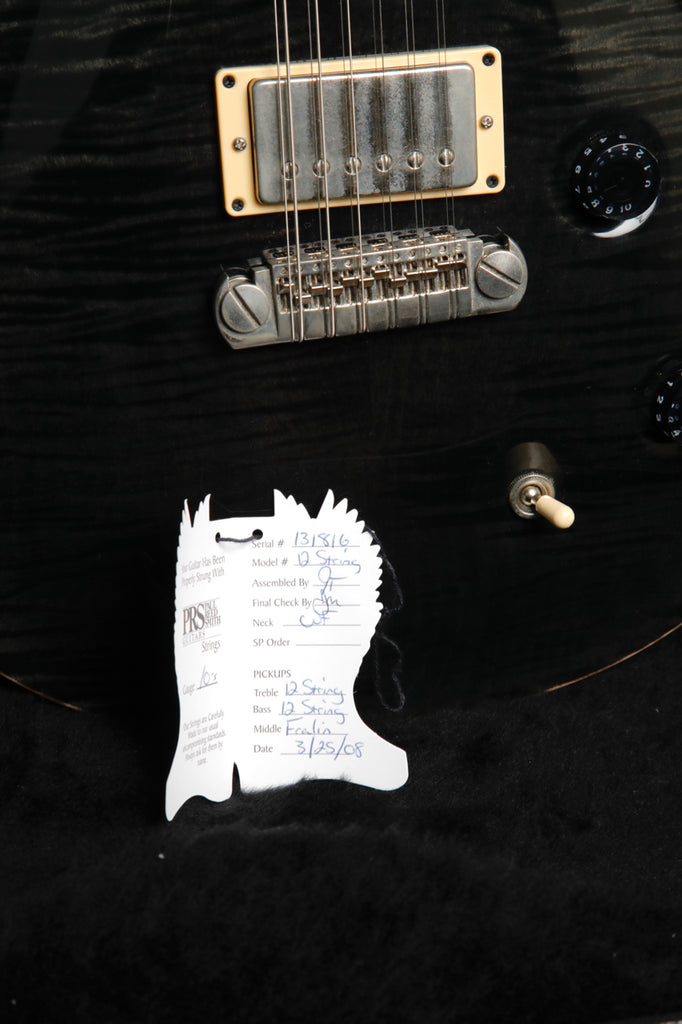 PRS Custom 22/12 Charcoal Smokewrap 12-String Electric Guitar 2008 Pre-Owned