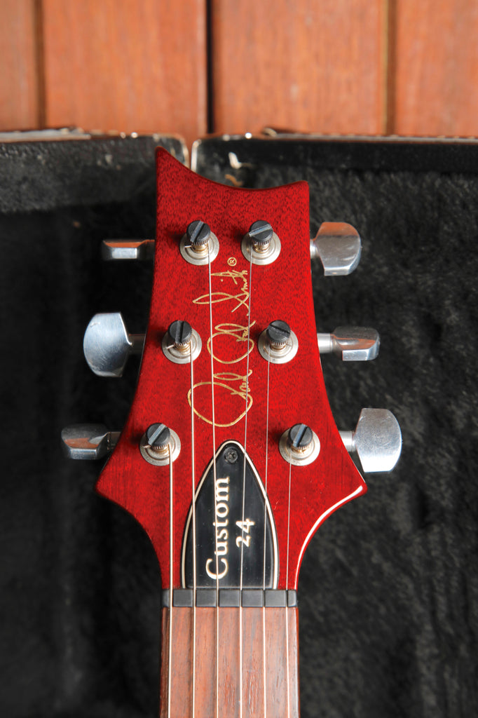 PRS Custom 24 10-Top Dark Cherry Sunburst Electric Guitar 2012 Pre-Owned