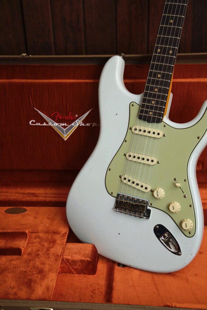 Fender Custom Shop Ltd Ed '60 Reissue Stratocaster Journeyman Super Faded Aged Sonic Blue