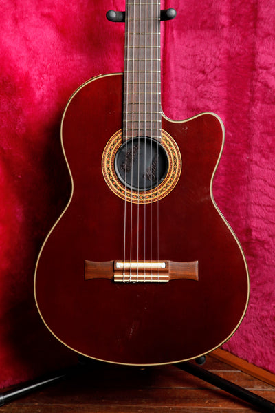Gibson Chet Atkins CE Wine Red Nylon String Guitar 1993 Pre-Owned