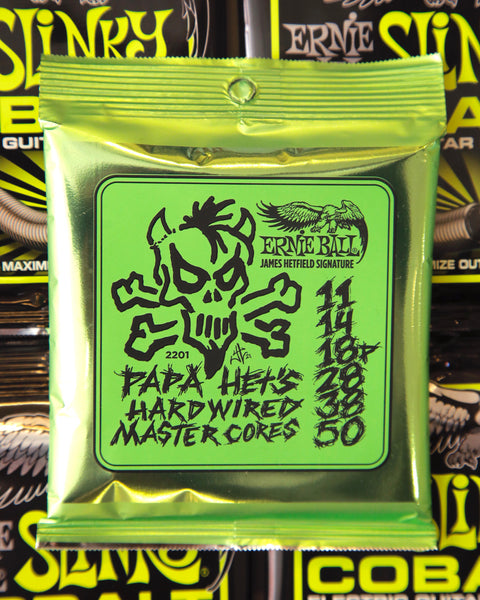Ernie Ball 11-50 Papa Het's Signature Electric Guitar Strings 2201