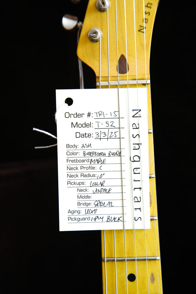 Nash Guitars T-52 Ash Butterscotch Blonde Electric Guitar
