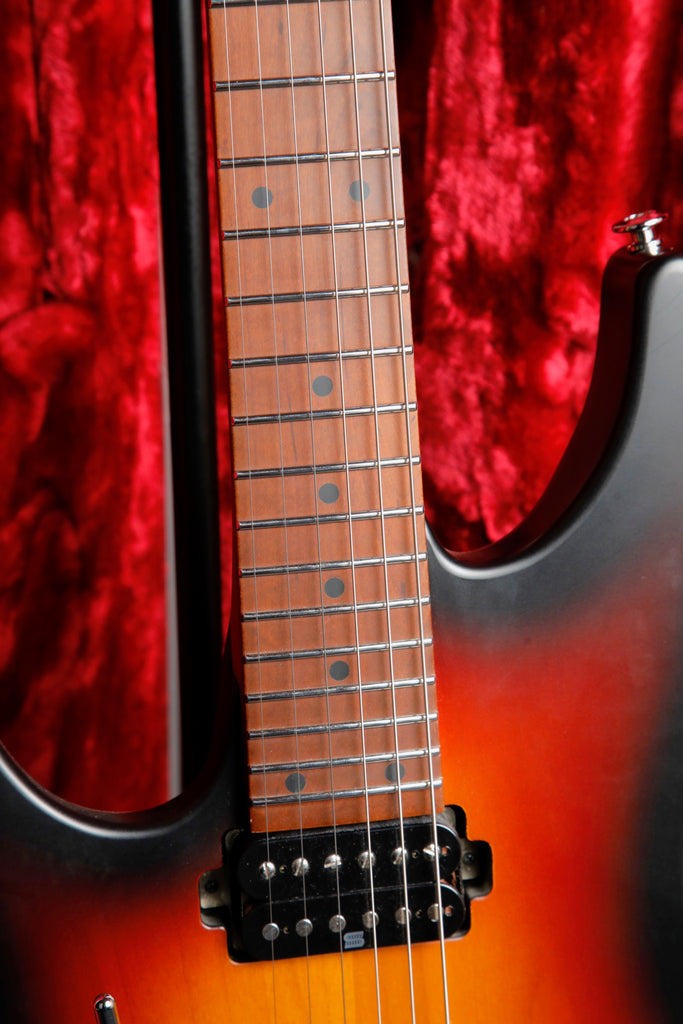 Ibanez Prestige AZ2402L Tri Fade Burst Flat Left Handed Electric Guitar w/Case Pre-Owned
