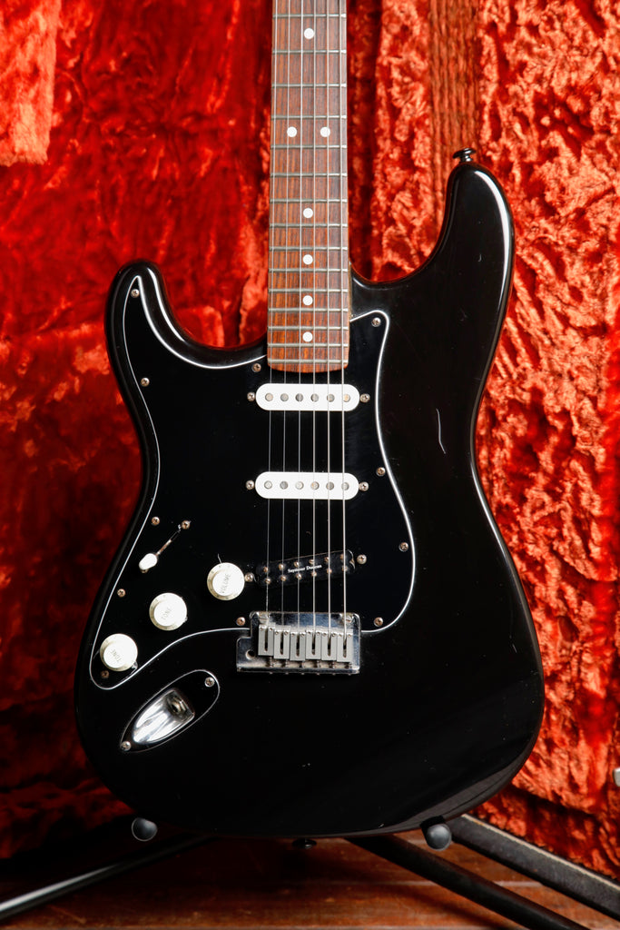 Fender American Standard Stratocaster Left Handed Black Electric Guitar 1996 Pre-Owned
