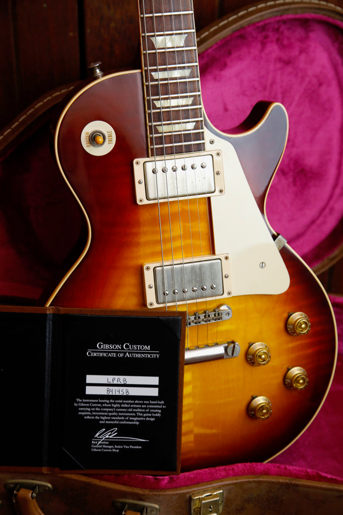 Gibson Custom 1958 Les Paul Standard VOS R8 Bourbon Burst 2014 Pre-Owned