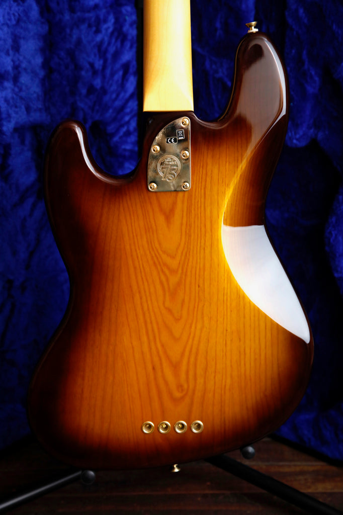 Fender 75th Anniversary Commemorative Jazz Bass 2-Color Bourbon Burst Pre-Owned