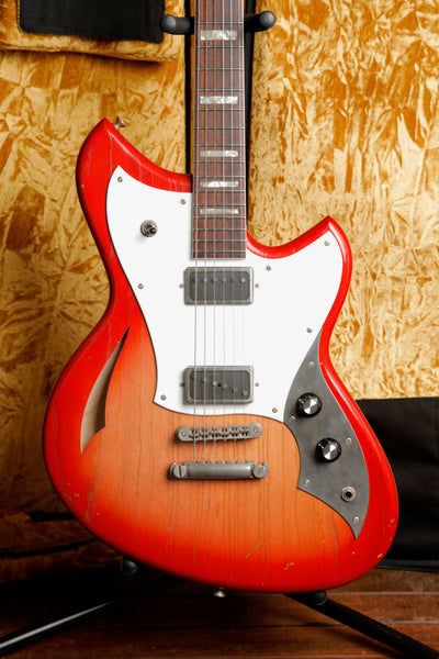 Novo Signature Miris H2 Fire Glow Semi-Hollow body Electric Guitar