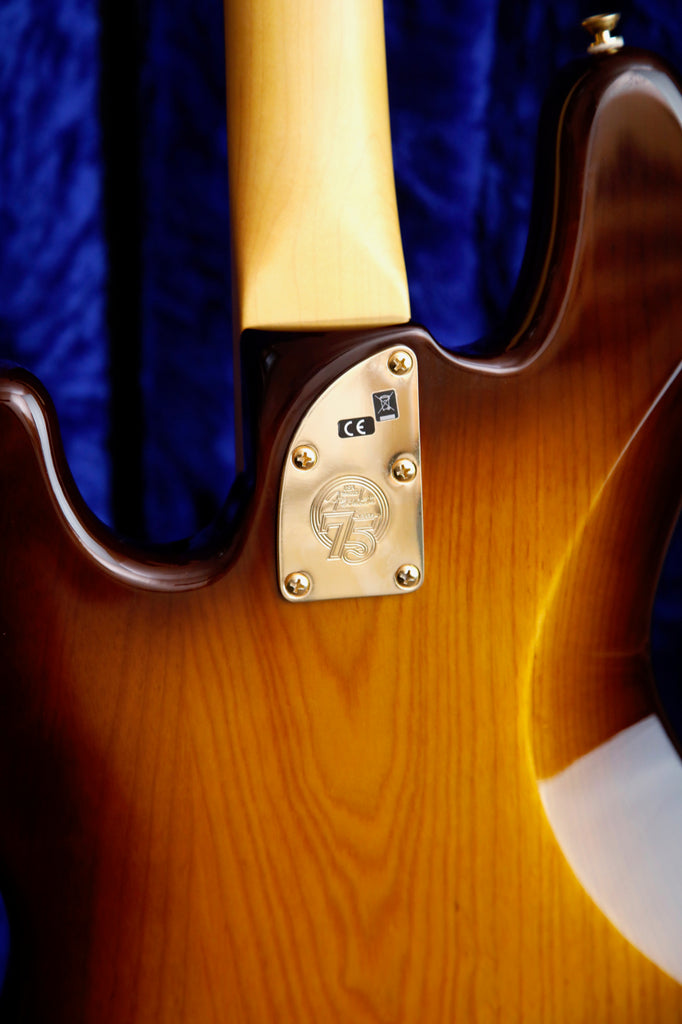 Fender 75th Anniversary Commemorative Jazz Bass 2-Color Bourbon Burst Pre-Owned