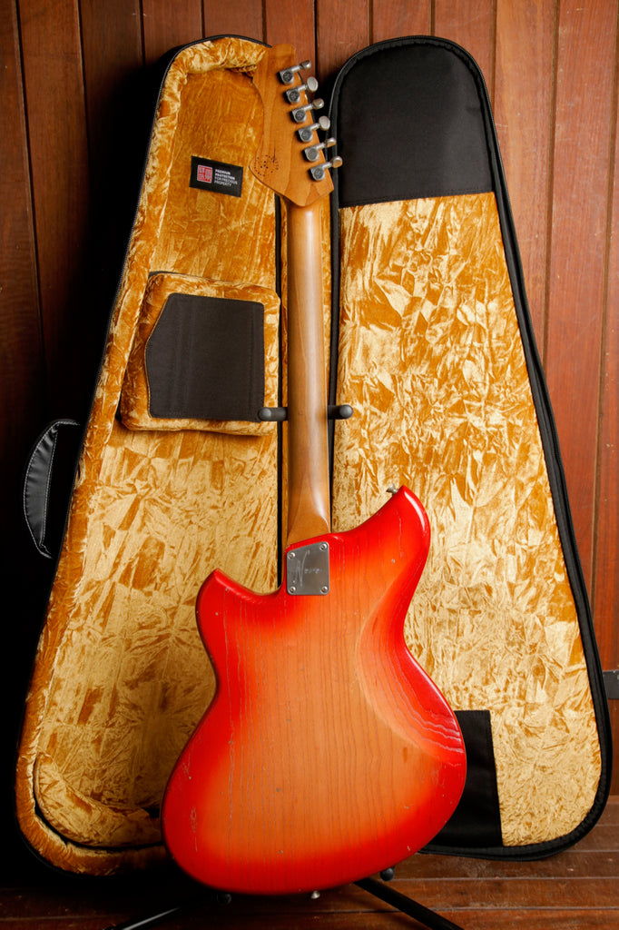 Novo Signature Miris H2 Fire Glow Semi-Hollow body Electric Guitar