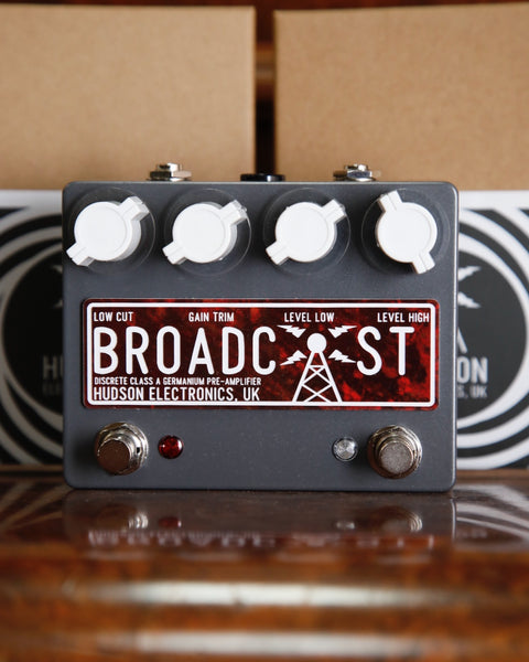 Hudson Electronics Broadcast Dual Drive Pedal - Limited Edition Charcoal Frost Metallic/Tortoise