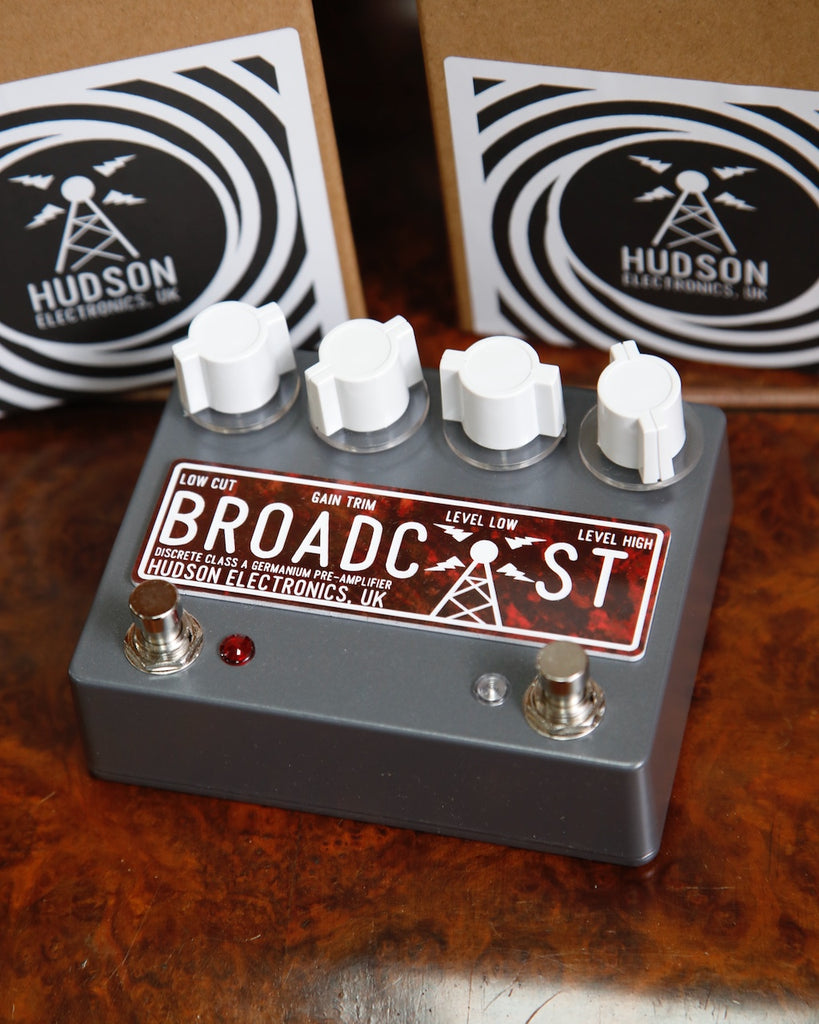 Hudson Electronics Broadcast Dual Drive Pedal - Limited Edition Charcoal Frost Metallic/Tortoise