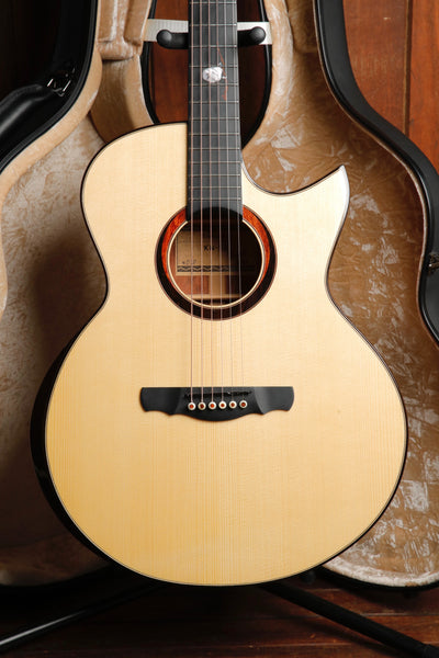 Natasha Kent Nishimura Shima Enaga KN-SE Spruce/Bubinga Acoustic-Electric Guitar Pre-Owned