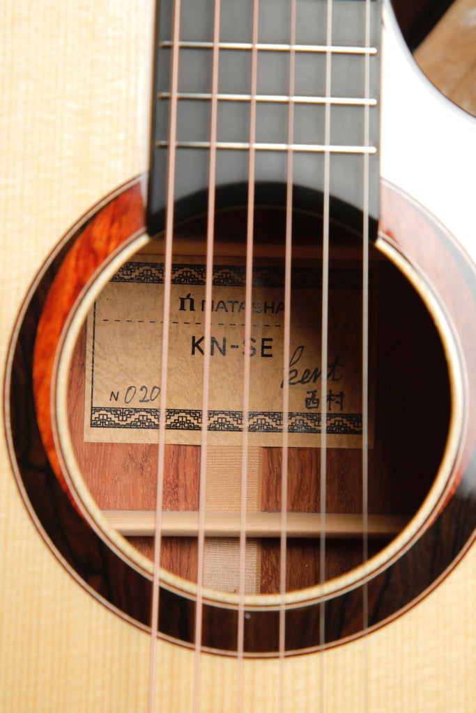 Natasha Kent Nishimura Shima Enaga KN-SE Spruce/Bubinga Acoustic-Electric Guitar Pre-Owned