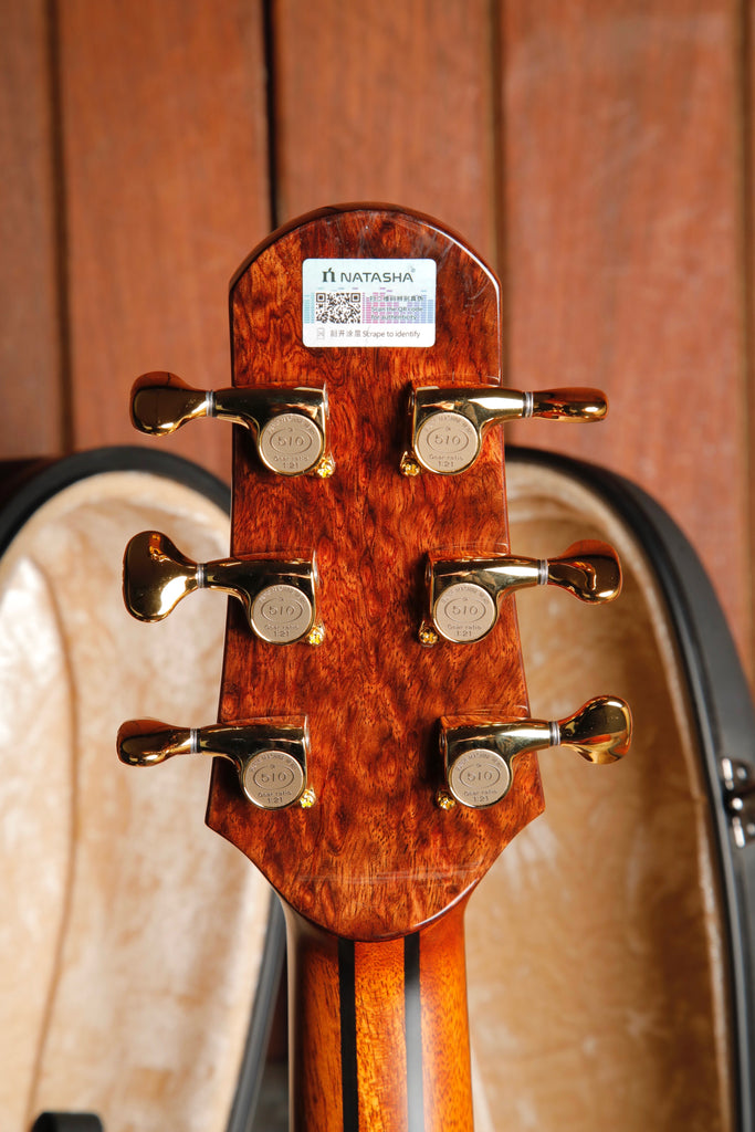 Natasha Kent Nishimura Shima Enaga KN-SE Spruce/Bubinga Acoustic-Electric Guitar Pre-Owned