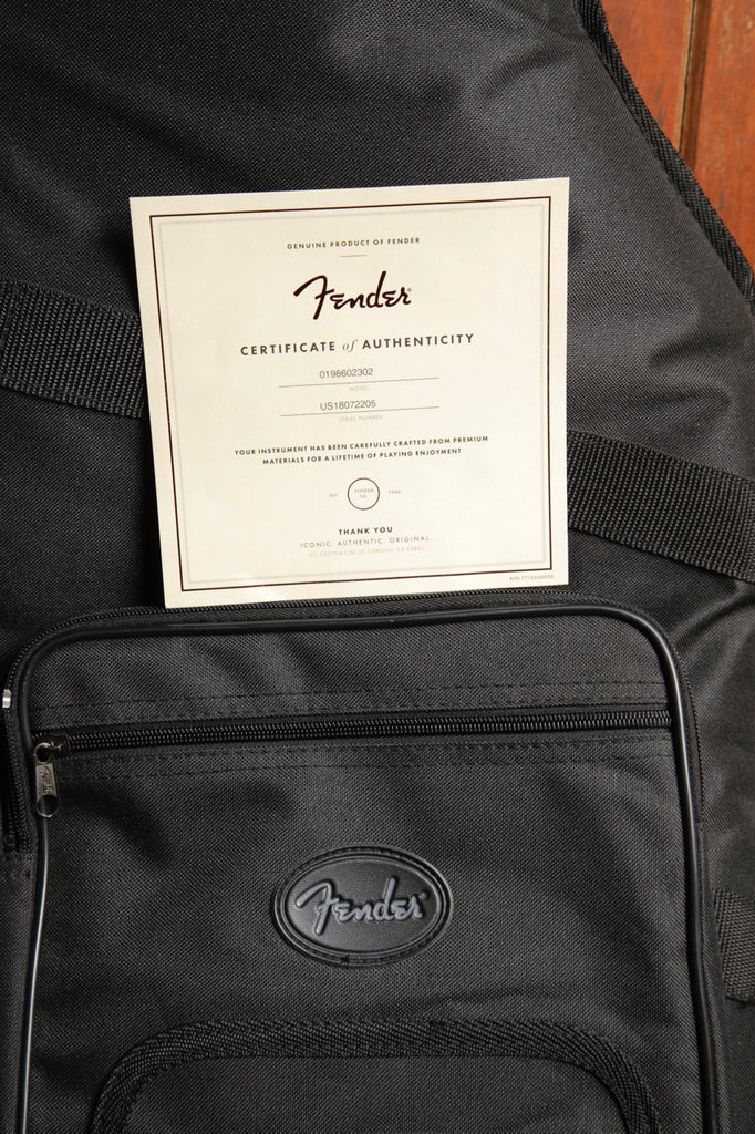 Fender American Performer Precision Bass Satin Lake Placid Blue 2018 Pre-Owned