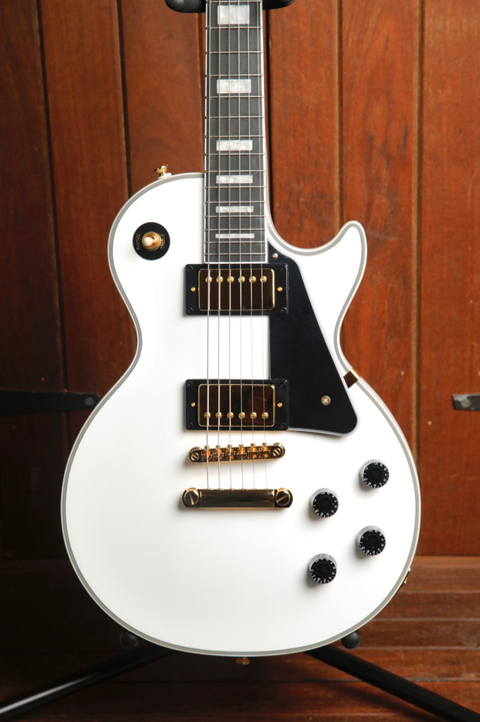 Epiphone Les Paul Custom Alpine White Electric Guitar