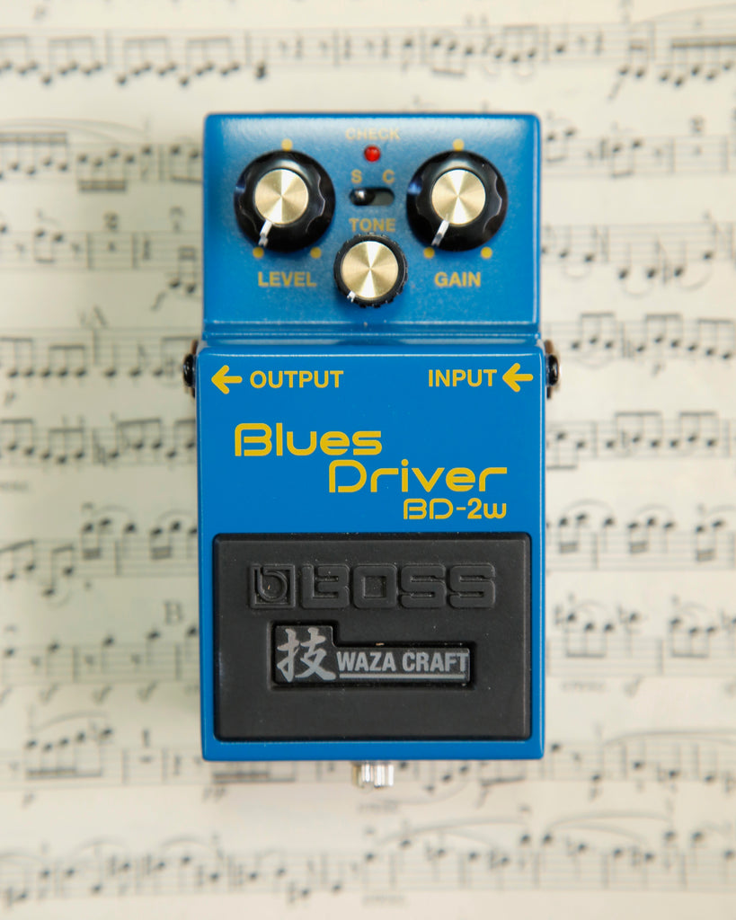 Boss BD-2W Blues Driver Waza Craft Overdrive Pedal Pre-Owned