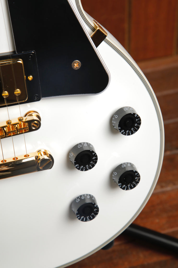 Epiphone Les Paul Custom Alpine White Electric Guitar