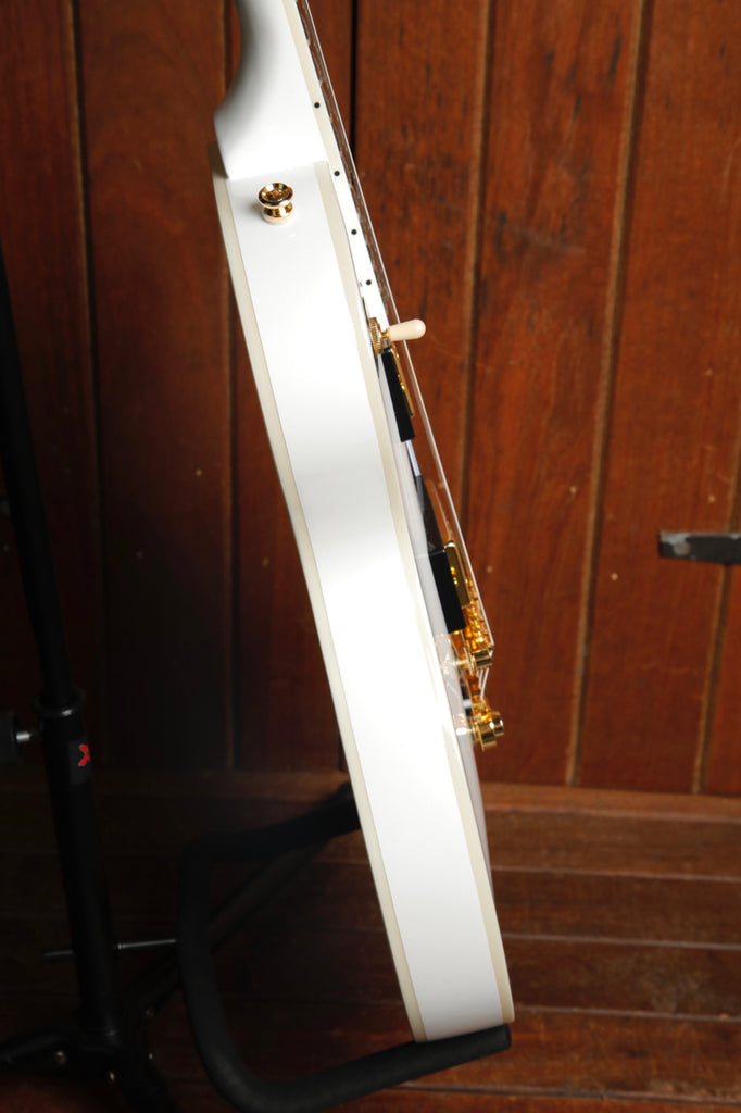 Epiphone Les Paul Custom Alpine White Electric Guitar