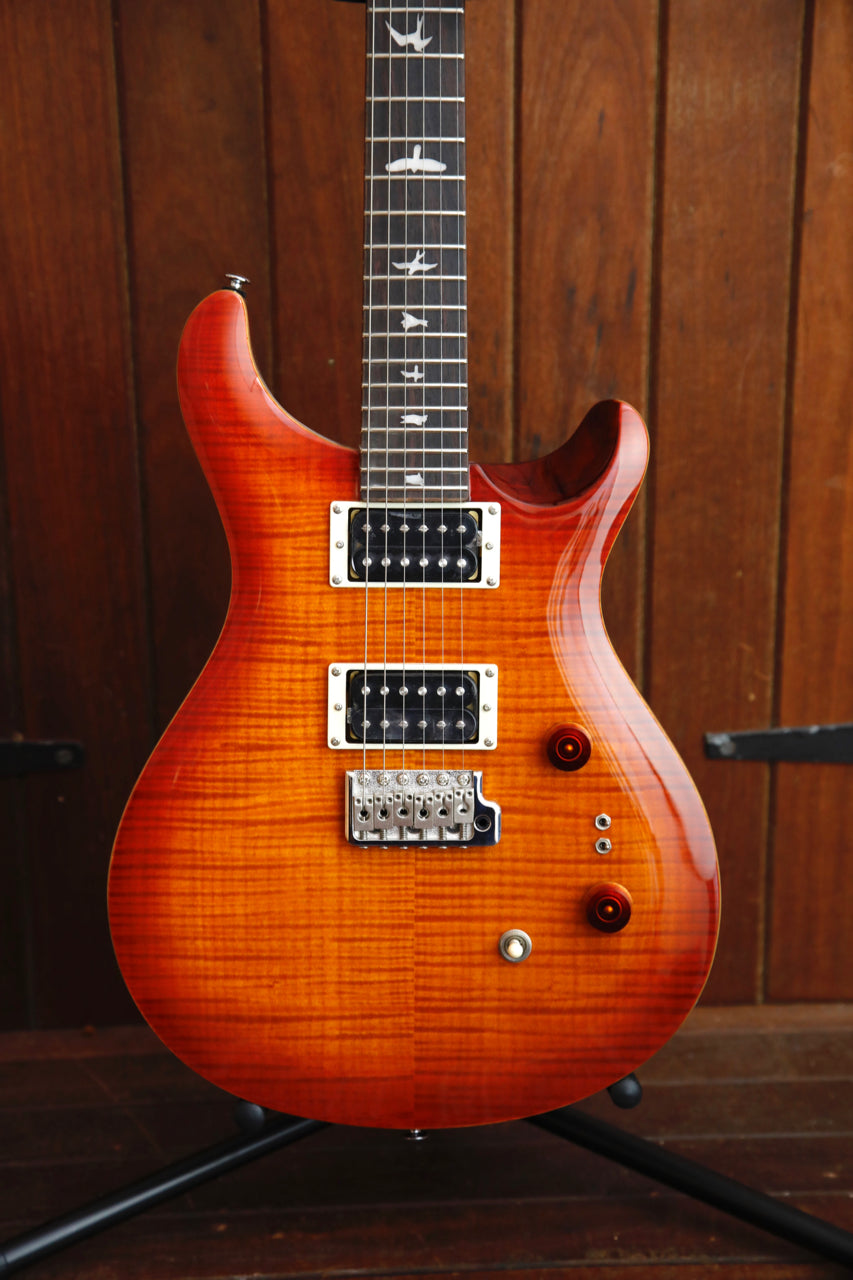 paul reed smith prs se custom 24 tobacco sunburst 2019 Roasted Maple Limited Su Ish Guitars way blade pickup selector Paul Reed Smith SE Custom