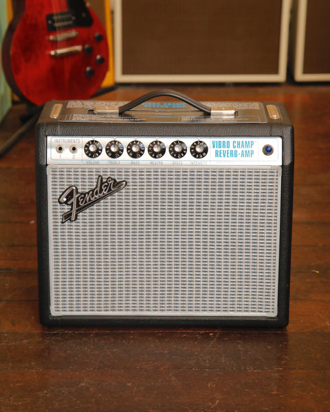 Fender '68 Custom Vibro Champ Reverb Guitar Combo Amplifier Pre-Owned