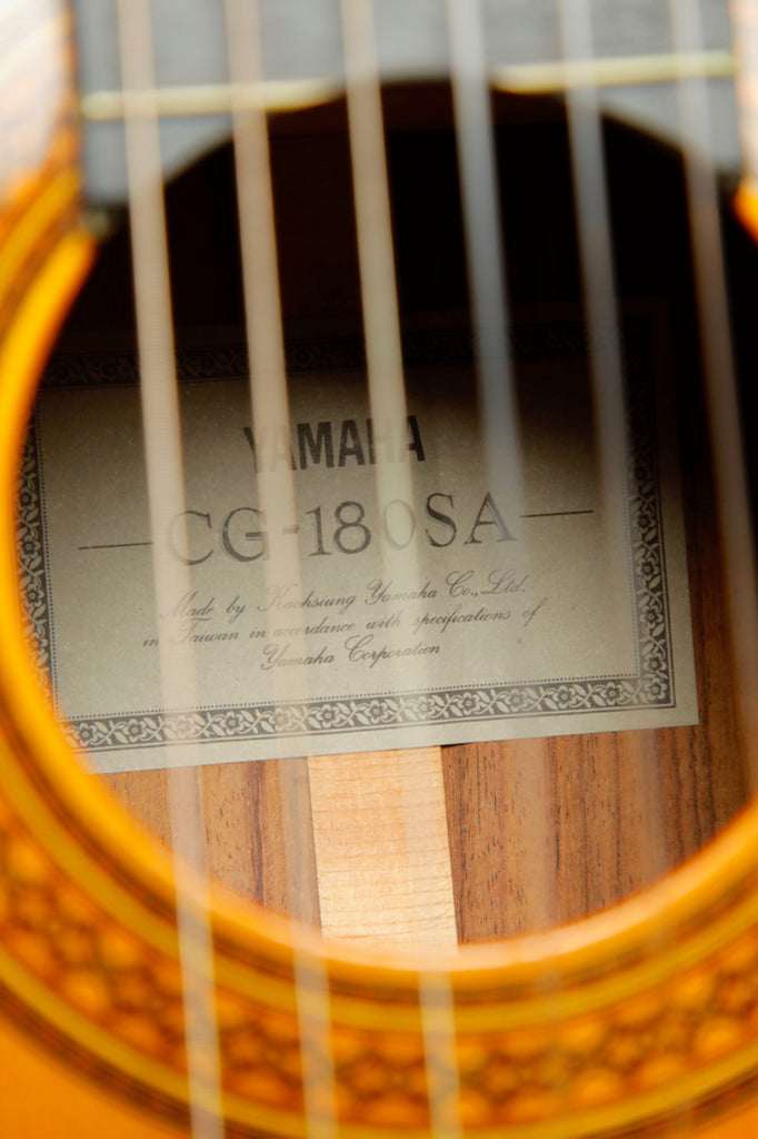 Yamaha CG-180SA Vintage Classical Guitar With Hardcase Pre-Owned