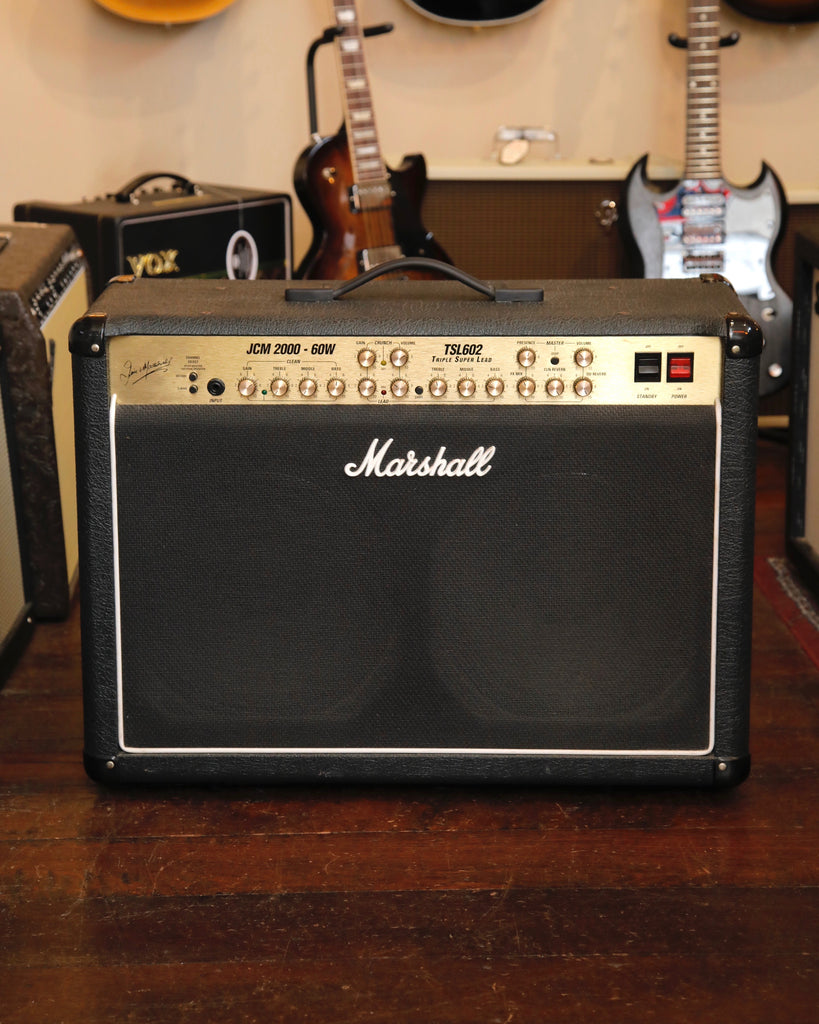 Marshall JCM 2000 TSL 602 Triple Super Lead 60-Watt 2x12" Valve Combo Amplifier Pre-Owned