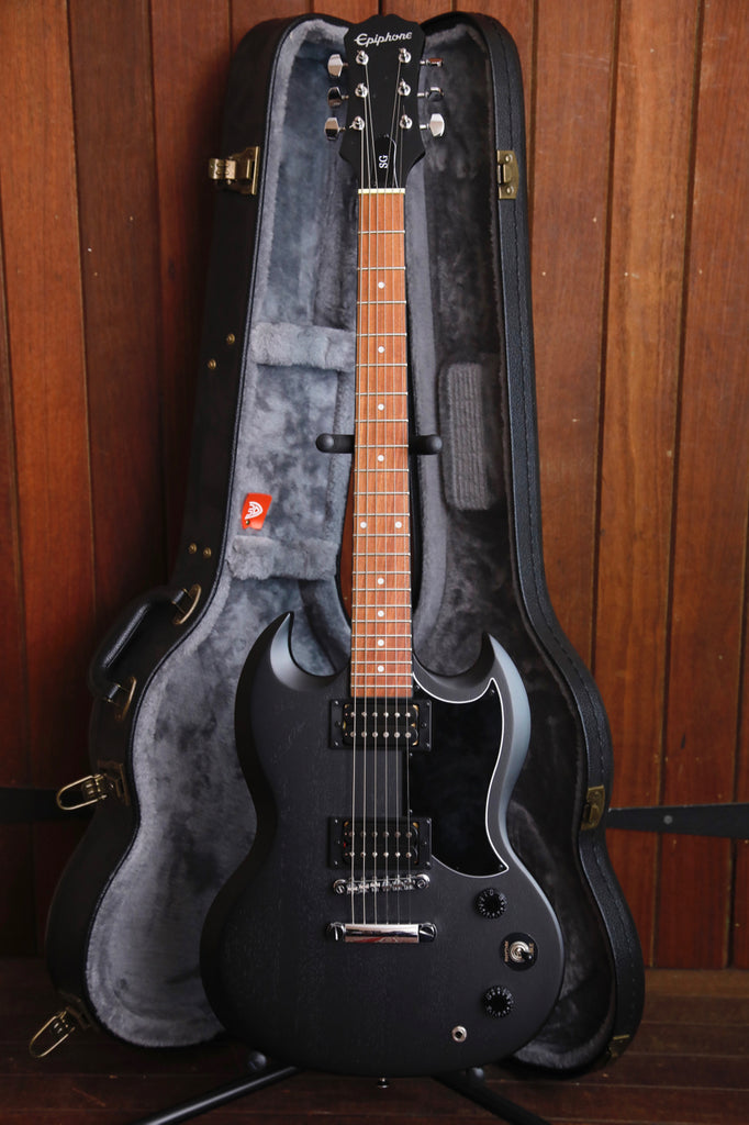 Epiphone SG Speical Satin E1 Vintage Worn Ebony Electric Guitar Pre-Owned