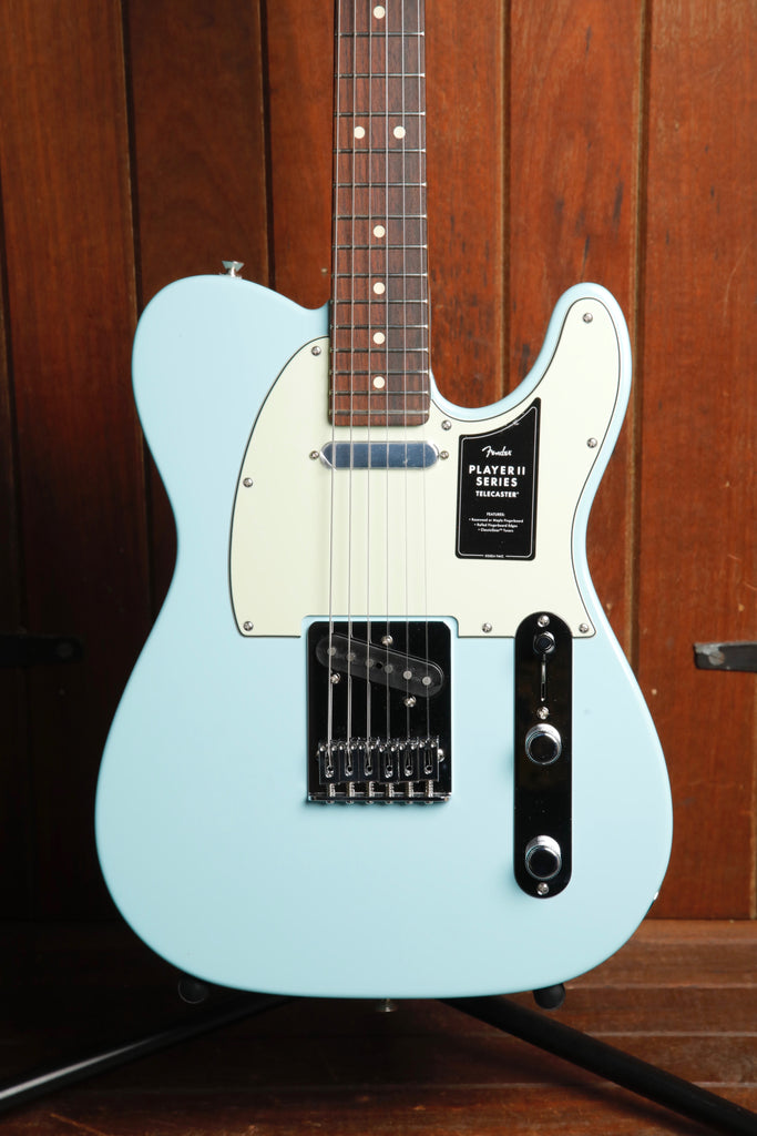 Fender 75th Anniversary Player II Telecaster Daphne Blue Electric Guitar