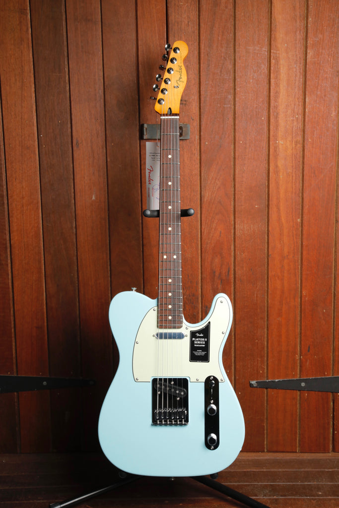 Fender 75th Anniversary Player II Telecaster Daphne Blue Electric Guitar