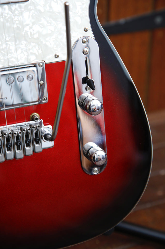 Reverend Crosscut W Metallic Red Burst Electric Guitar Pre-Owned