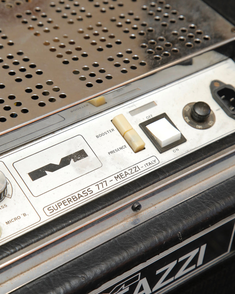 Meazzi Super Bass 777 4x10" Bass Amplifier Combo Made In Italy Pre-Owned