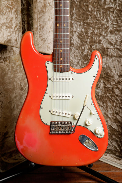 Fender 1964 Stratocaster Fiesta Red Vintage Electric Guitar Pre-Owned