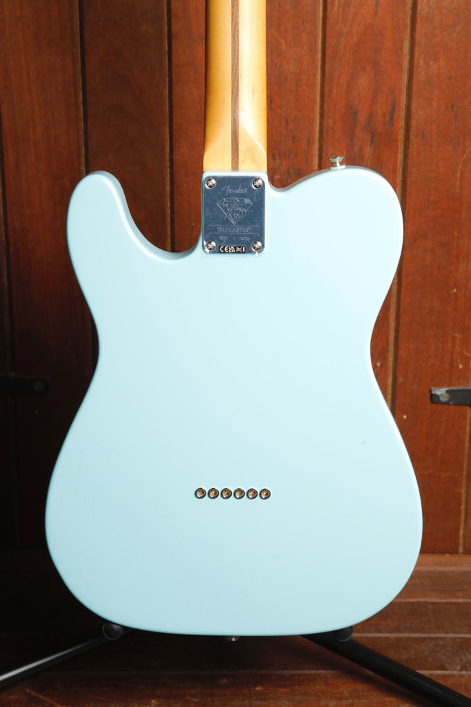 Fender 75th Anniversary Player II Telecaster Daphne Blue Electric Guitar