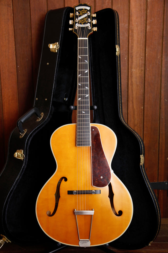 Epiphone Masterbilt The Zenith Classic Vintage Natural Archtop Acoustic Guitar Pre-Owned