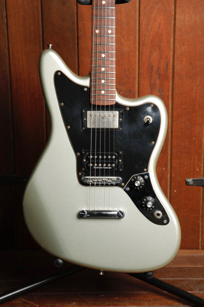 Fender Blacktop Jaguar HH Silver Electric Guitar Pre-Owned