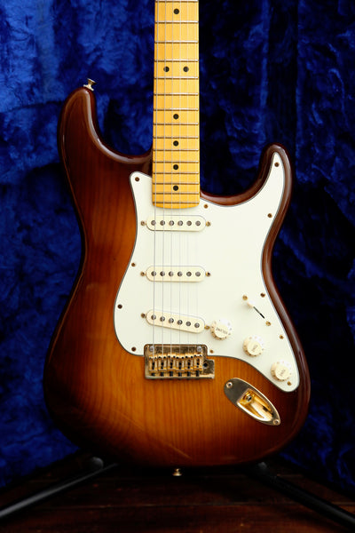 Fender 75th Anniversary Commemorative Stratocaster Bourbon Burst Electric Guitar 2021 Pre-Owned