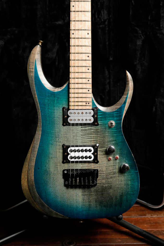 Ibanez RGD61AL Stained Sapphire Blue Burst Electric Guitar Pre-Owned