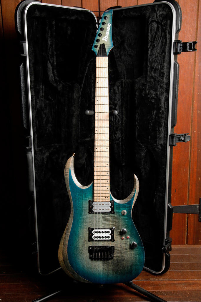 Ibanez RGD61AL Stained Sapphire Blue Burst Electric Guitar Pre-Owned
