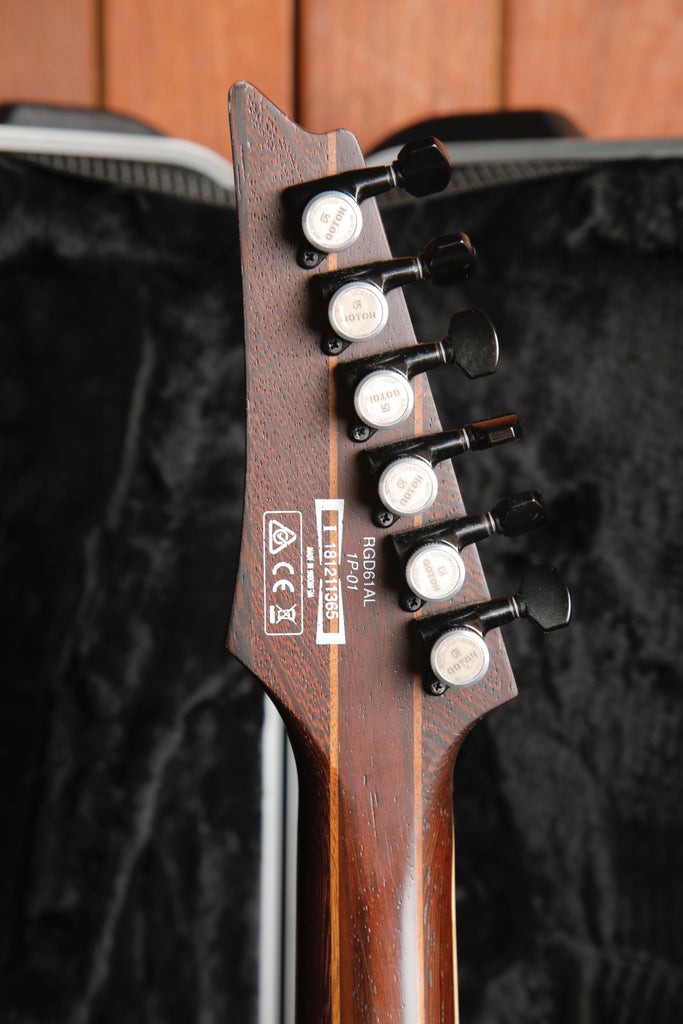 Ibanez RGD61AL Stained Sapphire Blue Burst Electric Guitar Pre-Owned